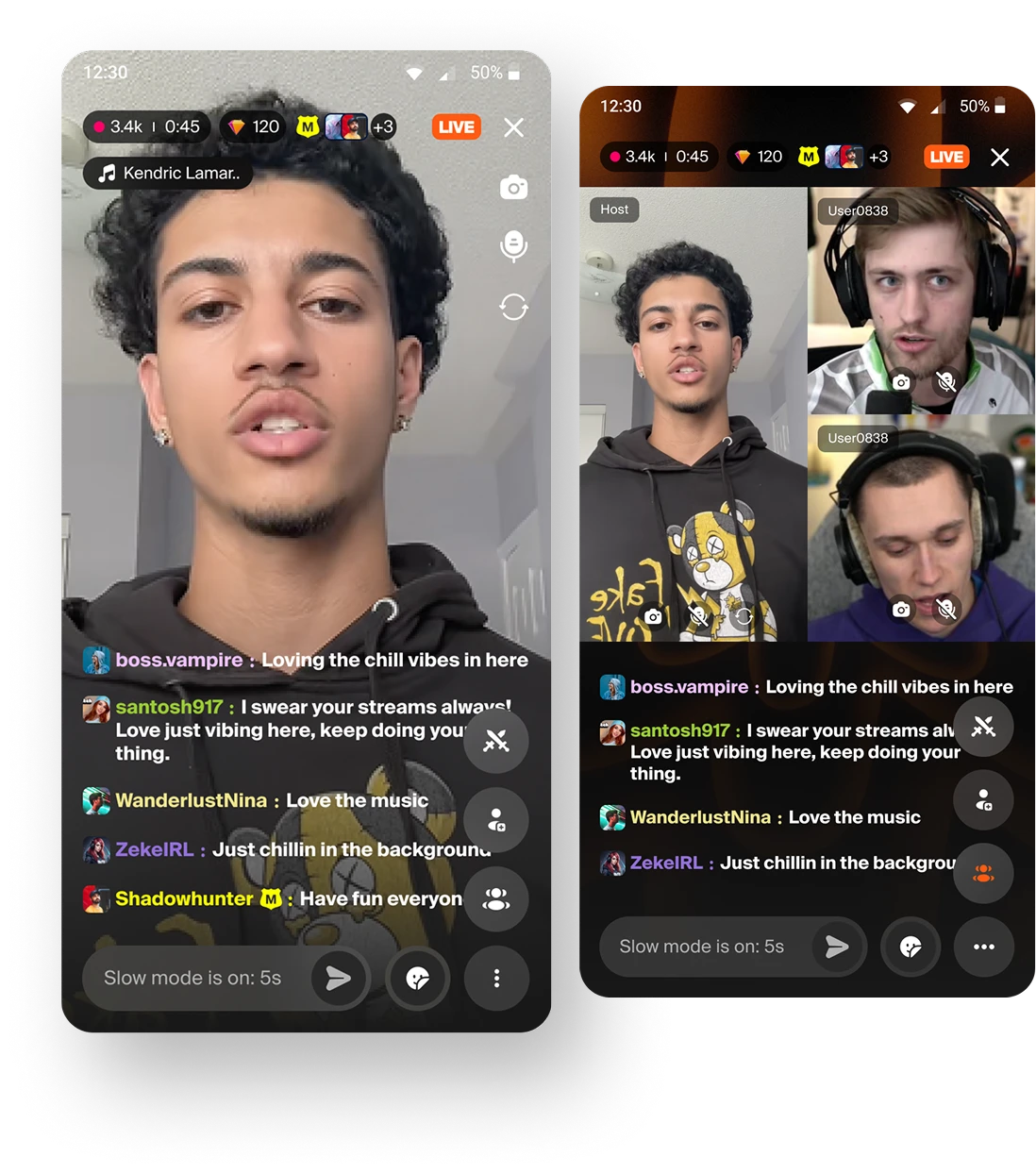 IRL vertical mobile streaming app